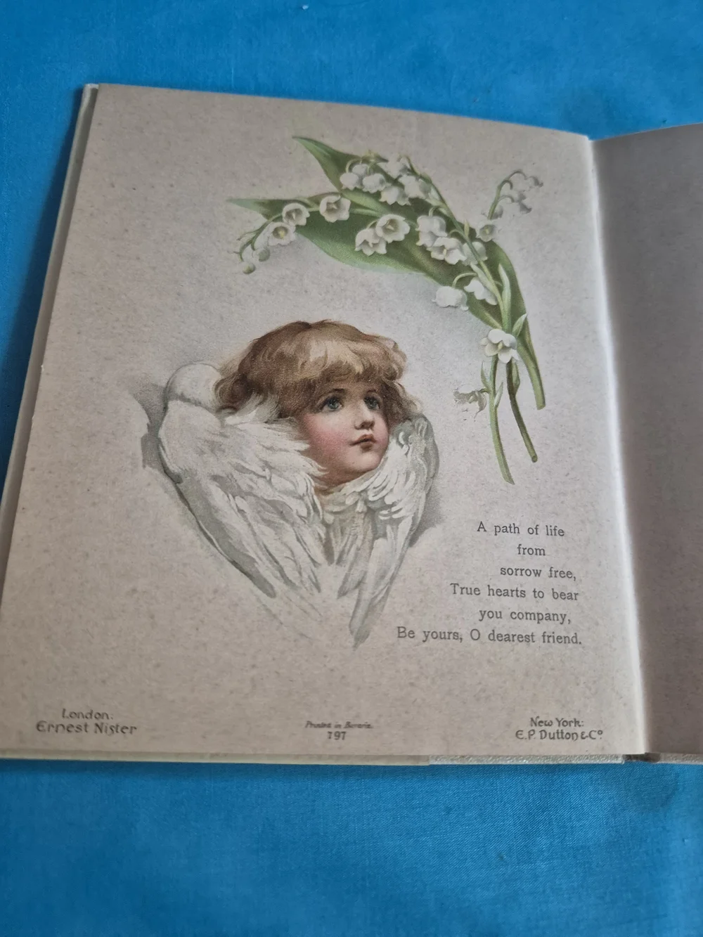 Mizapah Antique Booklet 1897 Printed in Bavaria Ernest Nister C P Dutton Wrapper